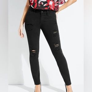 Guess Sexy Curve Black Skinny Jeans size 29